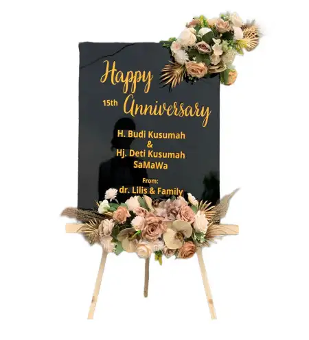 Papan Bunga Akrilik Rengging